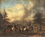 WOUWERMAN, Philips Riding School  4et France oil painting reproduction